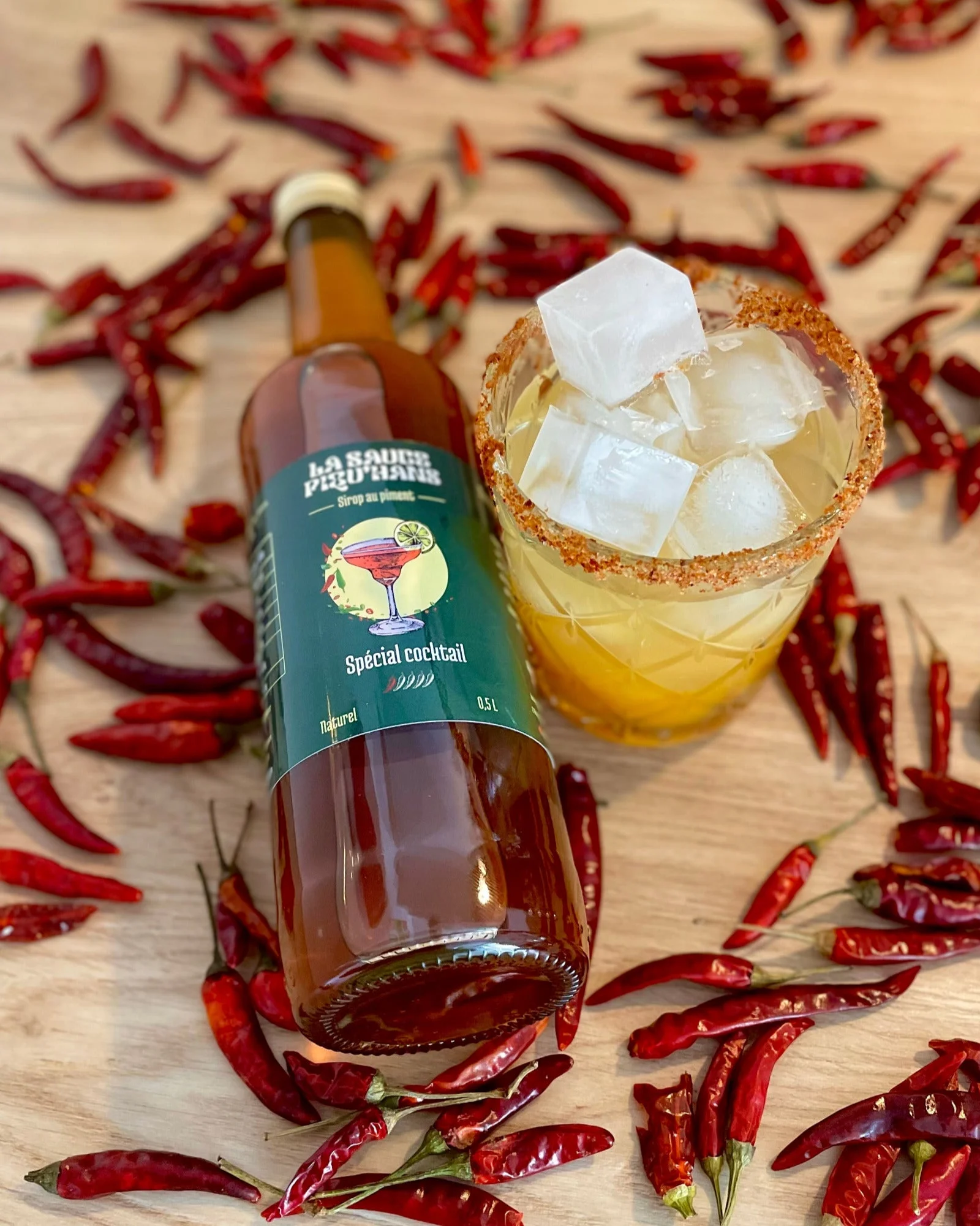 La Sauce Piqu'Hans - Sirop au piment - Spécial cockatil