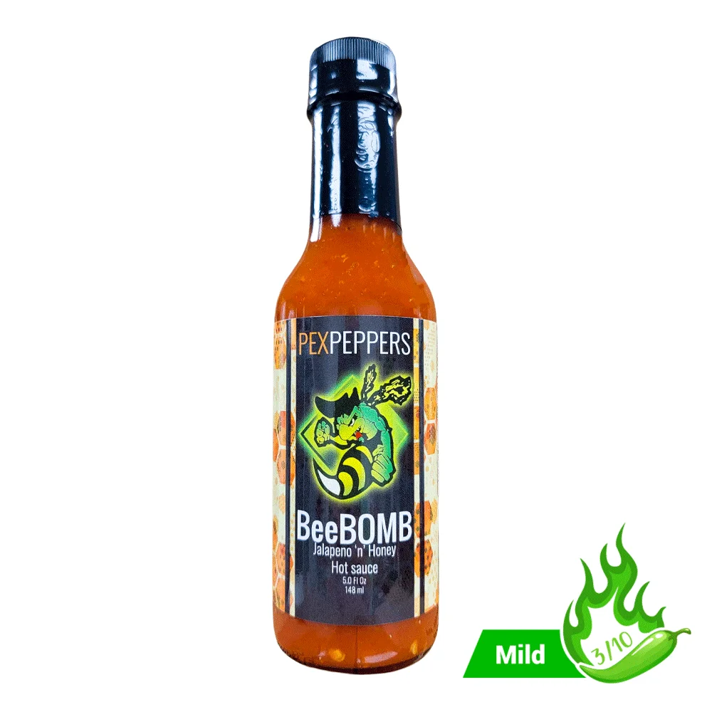 PexPeppers - BeeBOMB Jalapeno Hot Sauce