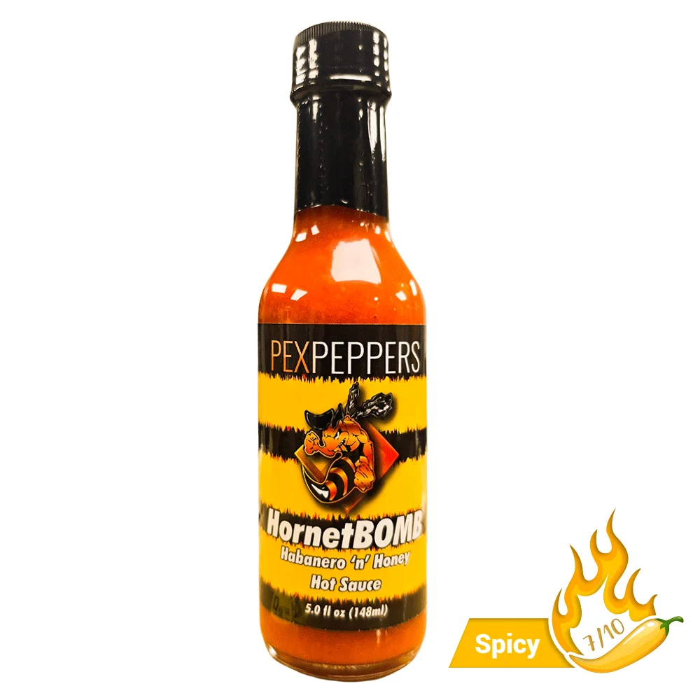 PexPeppers - HornetBOMB Habanero Hot Sauce