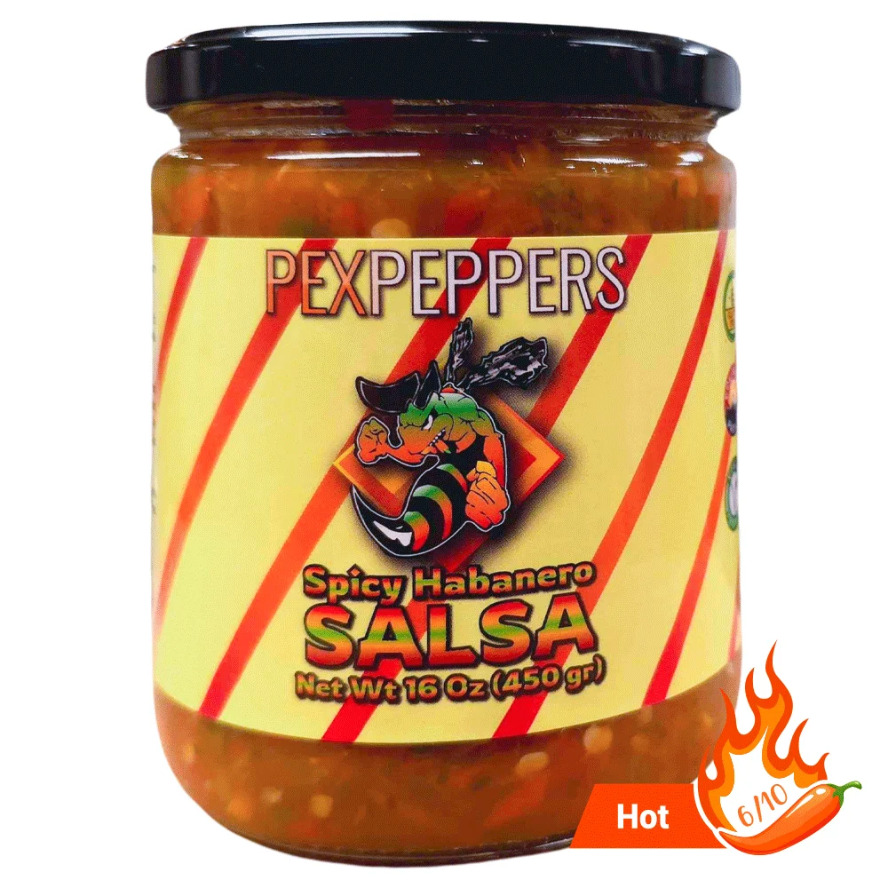 PexPeppers - Spicy Habanero Salsa